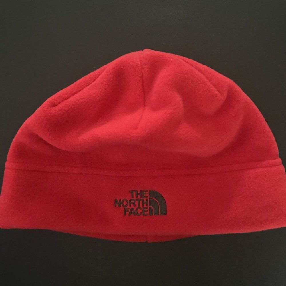 The North Face Flash Fleece Beanie-Red